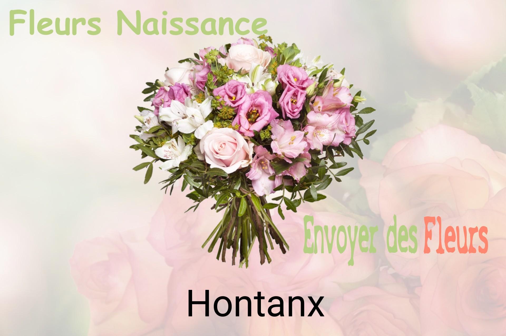 Bouquet de fleurs de naissance livré à Hontanx